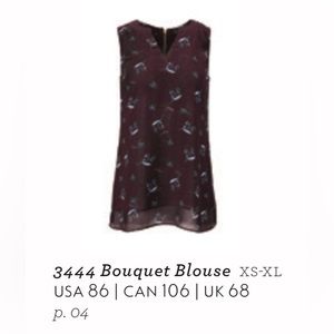 Cabi Bouquet Blouse